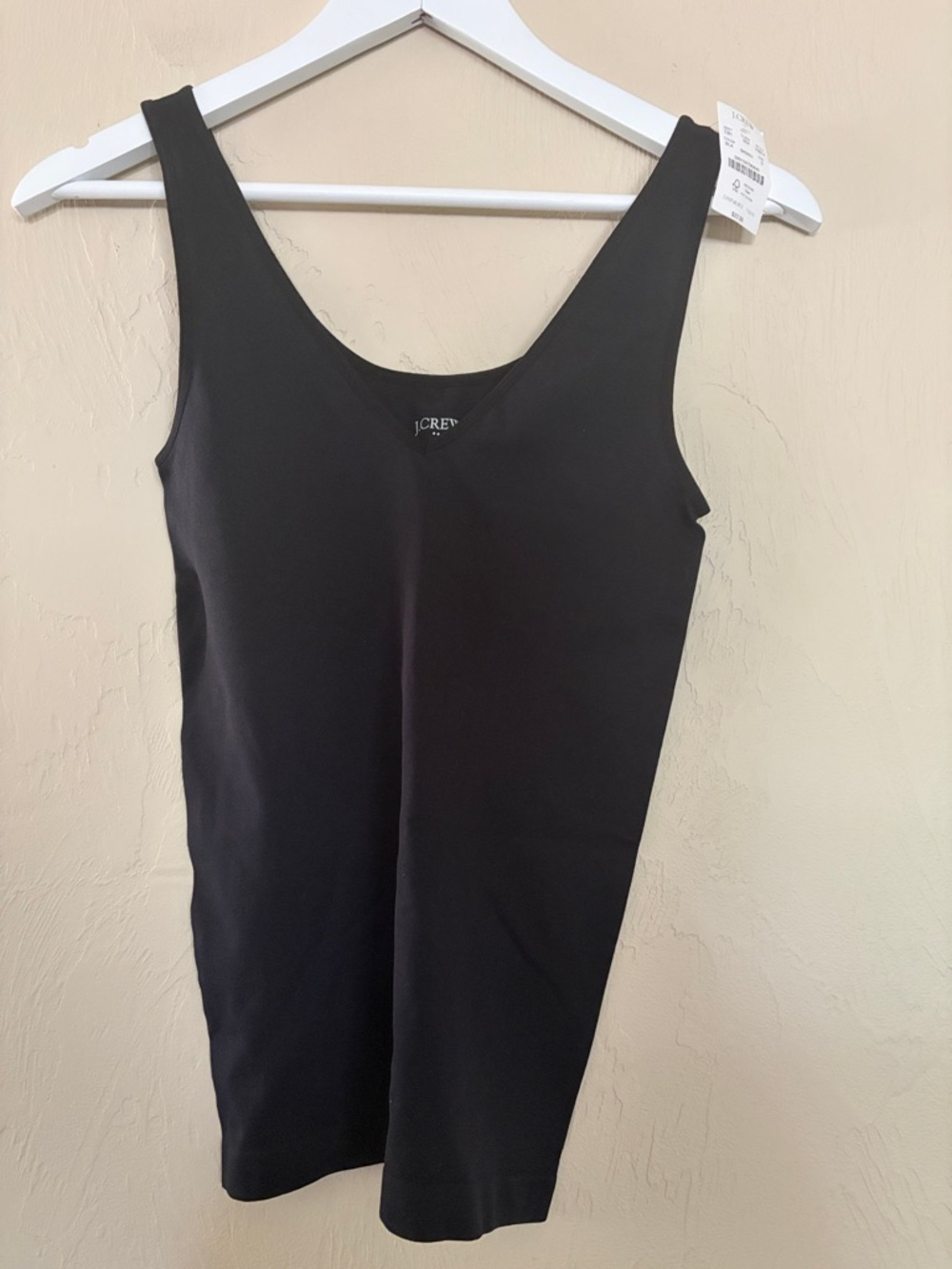 J. Crew Black V Neck Camisole. NWT!